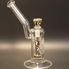 Load image into Gallery viewer, Worked Bubbler-Rasta/White/Steel